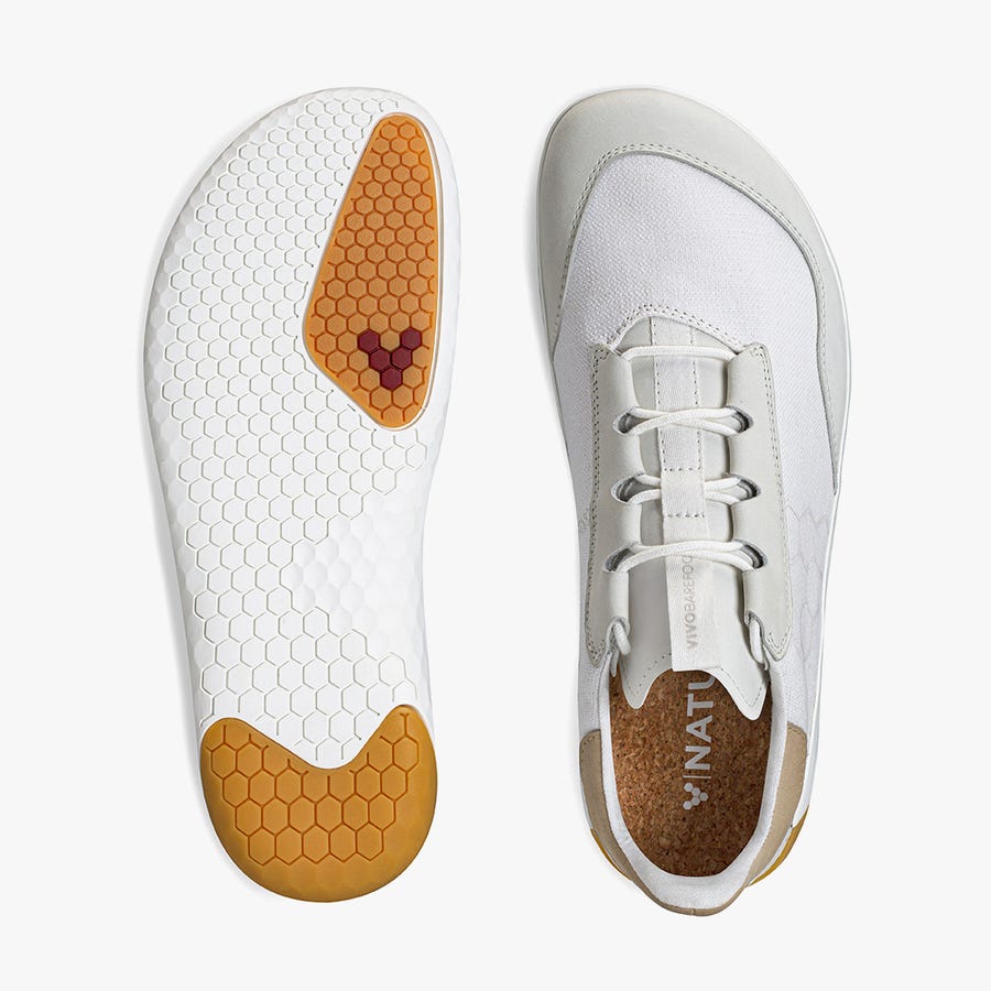 Vivobarefoot Geo Shell Fritidssko Herre Hvide | Danmark 0081EBCX